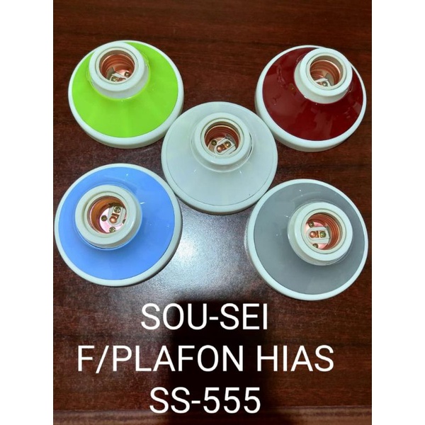 FITING PLAFON MURAH WARNA WARNI/ FITING PLAFON LAMPU