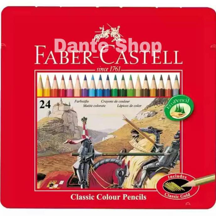 

Sale!! Pensil Warna 24 Faber Castell Classic Kaleng Terbaru