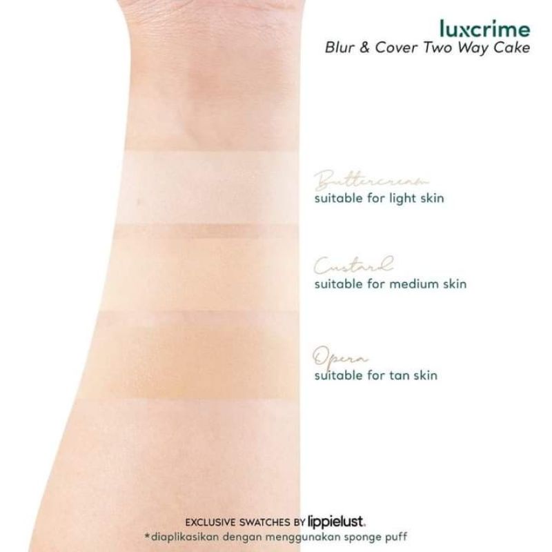 LUXCRIME Blur &amp; Cover Two Way Cake