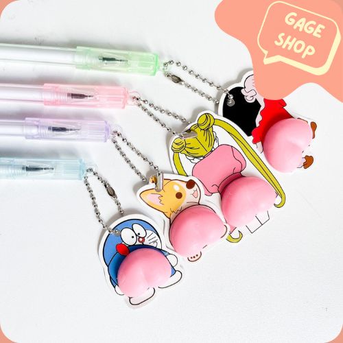 

pulpen bolpen gel pen gel bokong anime (4/8/12 pcs) lucu pen ATK alat tulis kebutuhan anak sekolah imut bisa COD termurah bisa COD import