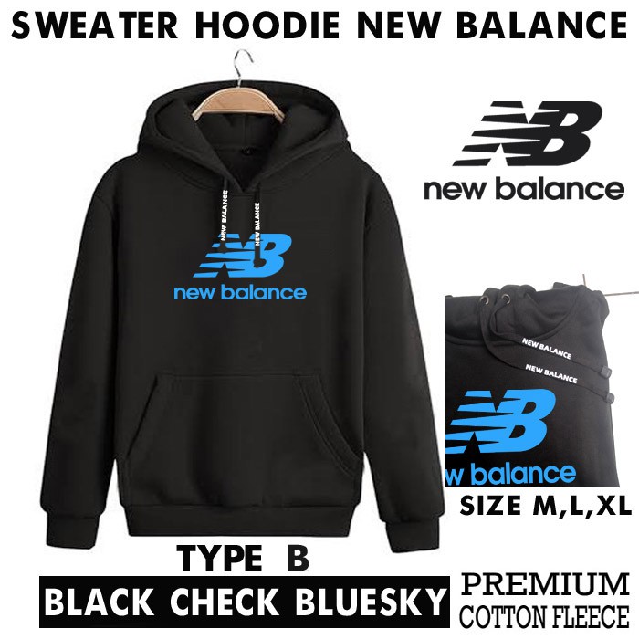Jaket Sweater Hoodie NB New Balance Big Logo