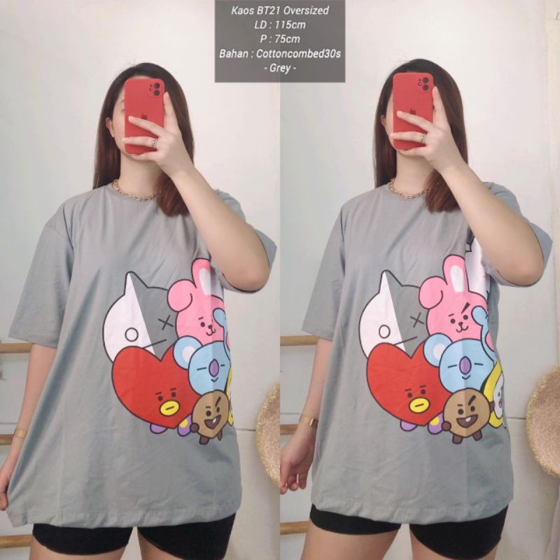 Kaos BT21 Oversized