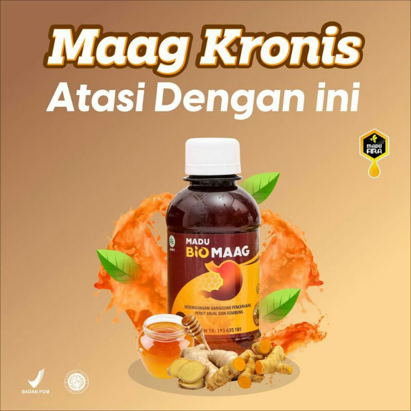 Madu Biomag atasi asam lambung dan maag