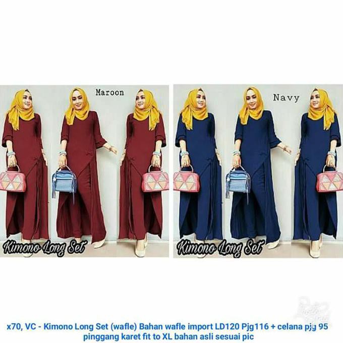 Baju Baju Setelan Big Size Model Keren Gaya Wanita Muslim Kalem Cantik