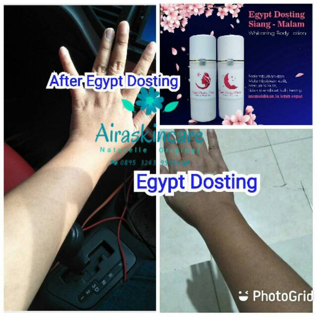 EGYPT DOSTING WHITENING BODY LOTION PLUS SERUM ORIGINAL