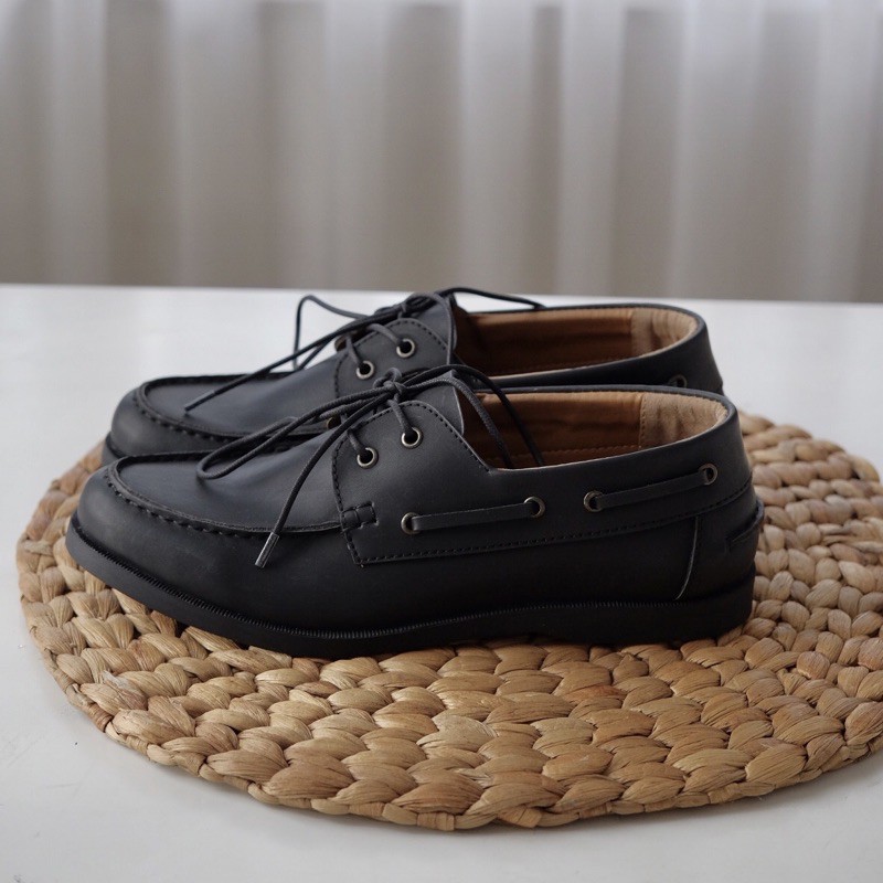 Clinsy Black by OXWALKER sepatu pria formal casual kerja