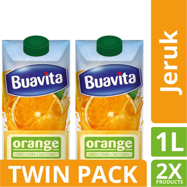 Buavita Orange 1000ml Twin Pack