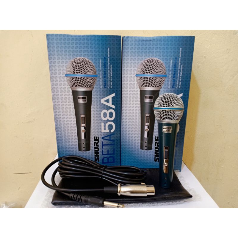 MIC KABEL SHURE BETA 58A SWITCH ,MICROPHONE SHURE BETA 58A