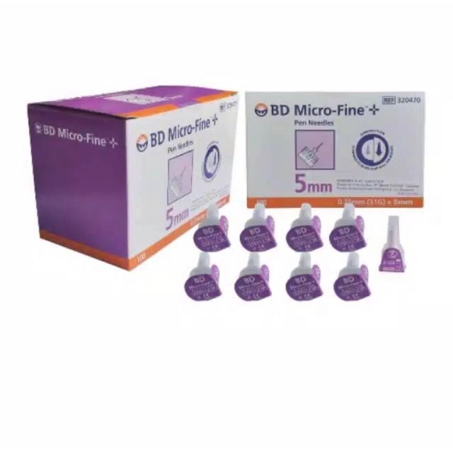 Jarum Insulin BD Microfine 31G ( 0,25 mm x 5 mm)