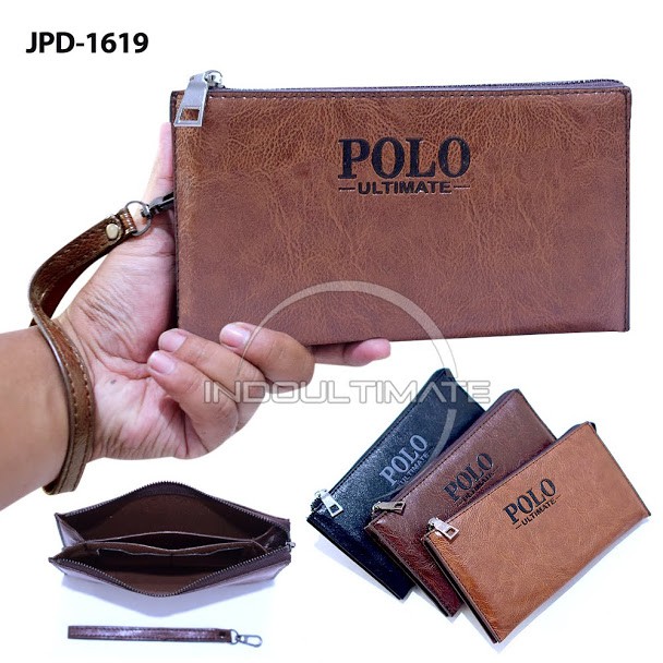 Dompet Pria Kulit Panjang Import Dompet Cowok Panjang Branded POLO ULTIMATE Ori Jpd-1619