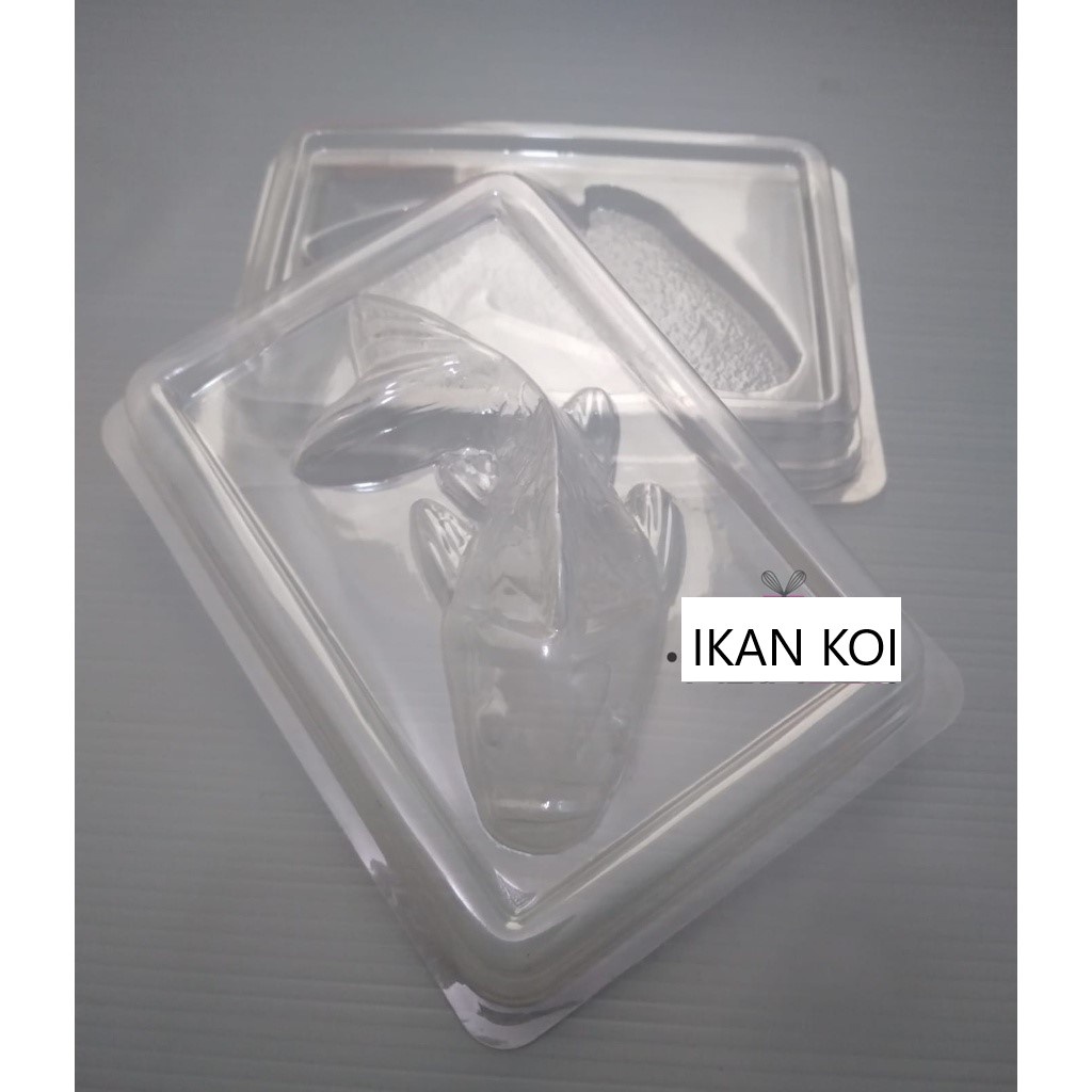 Cetakan mika puding coklat jelly IKAN KOI 10cm