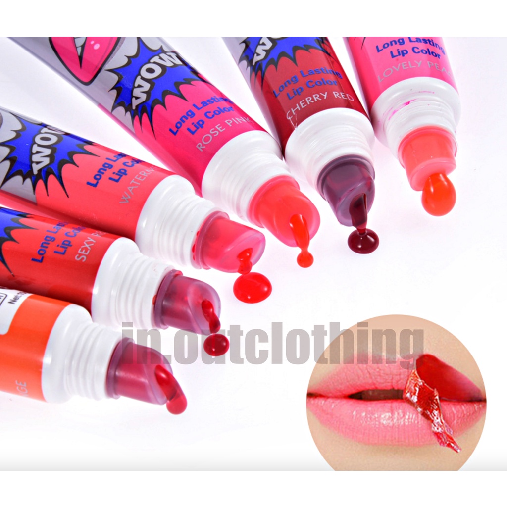 Romantic Bear Lips Tatto / Lip Color / Lip Tint Peel Off Anti Lengket Tahan Air Tahan Lama