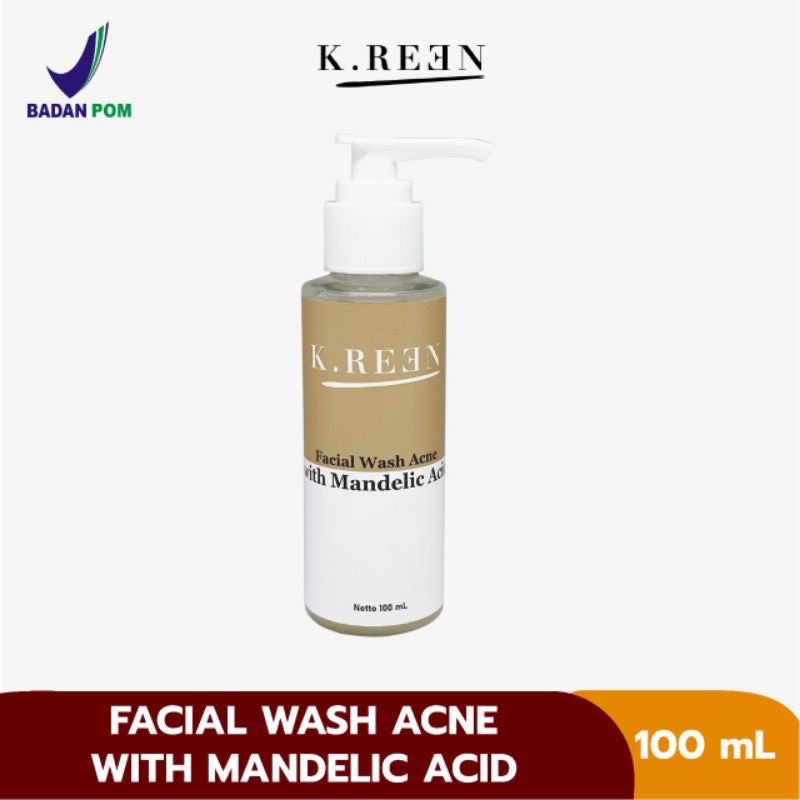 Kreen Facial Wash Acne with Mandelic Acid 100ml