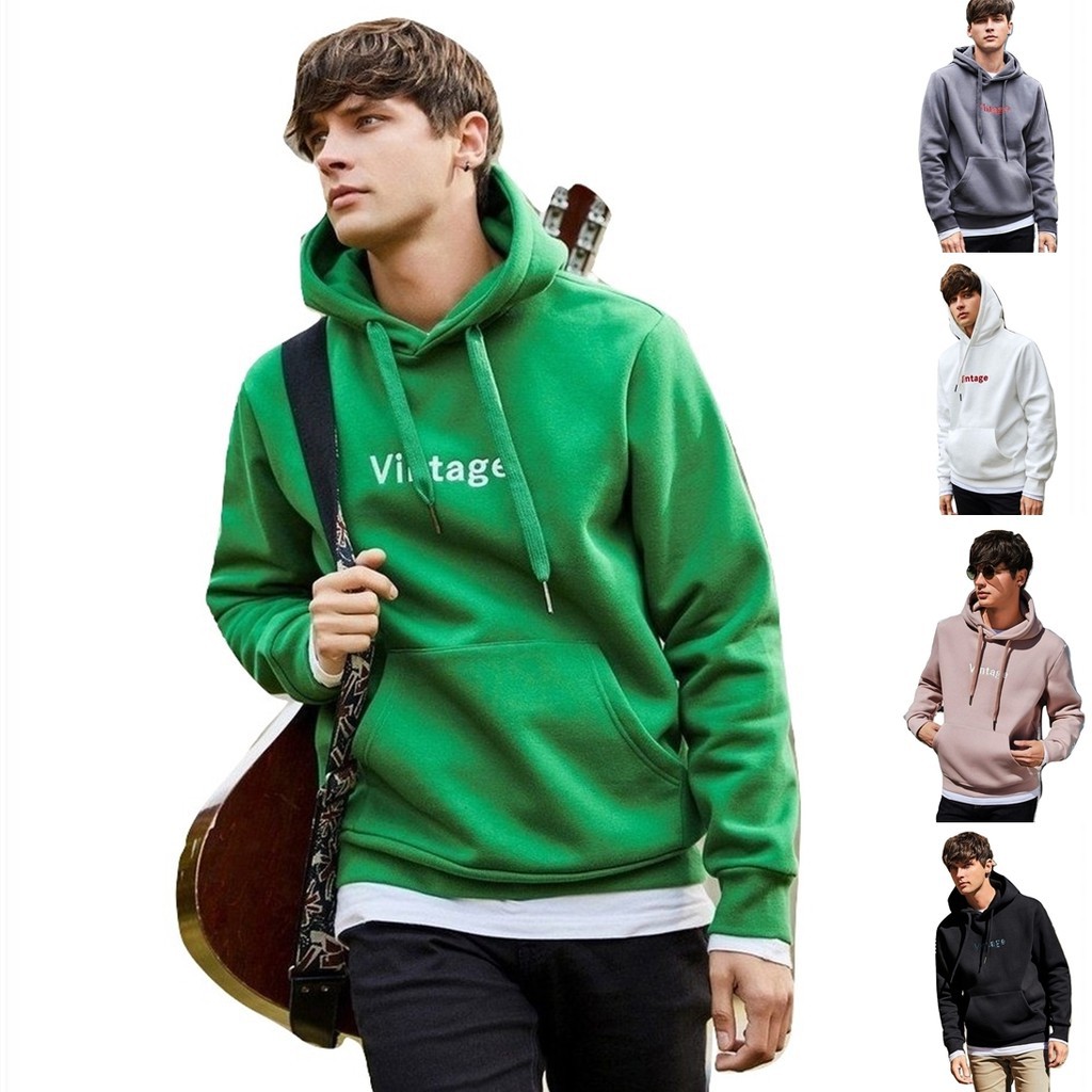 Sweater Pria Vintage Hoodie Sweater Fleece