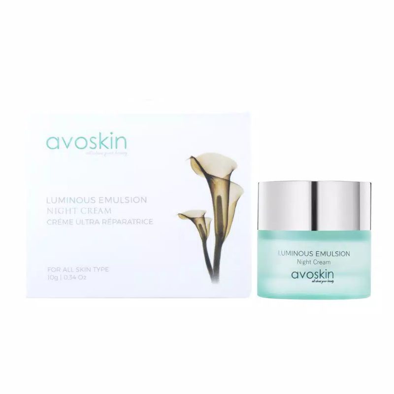 (BPOM) AVOSKIN Intensive Divine Day Cream 10gr / Luminous Emulsion Night Cream / AVOSKIN Basic Kit