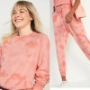Sweater Jogger setelan dewasa branded Old Navy peach tie dye