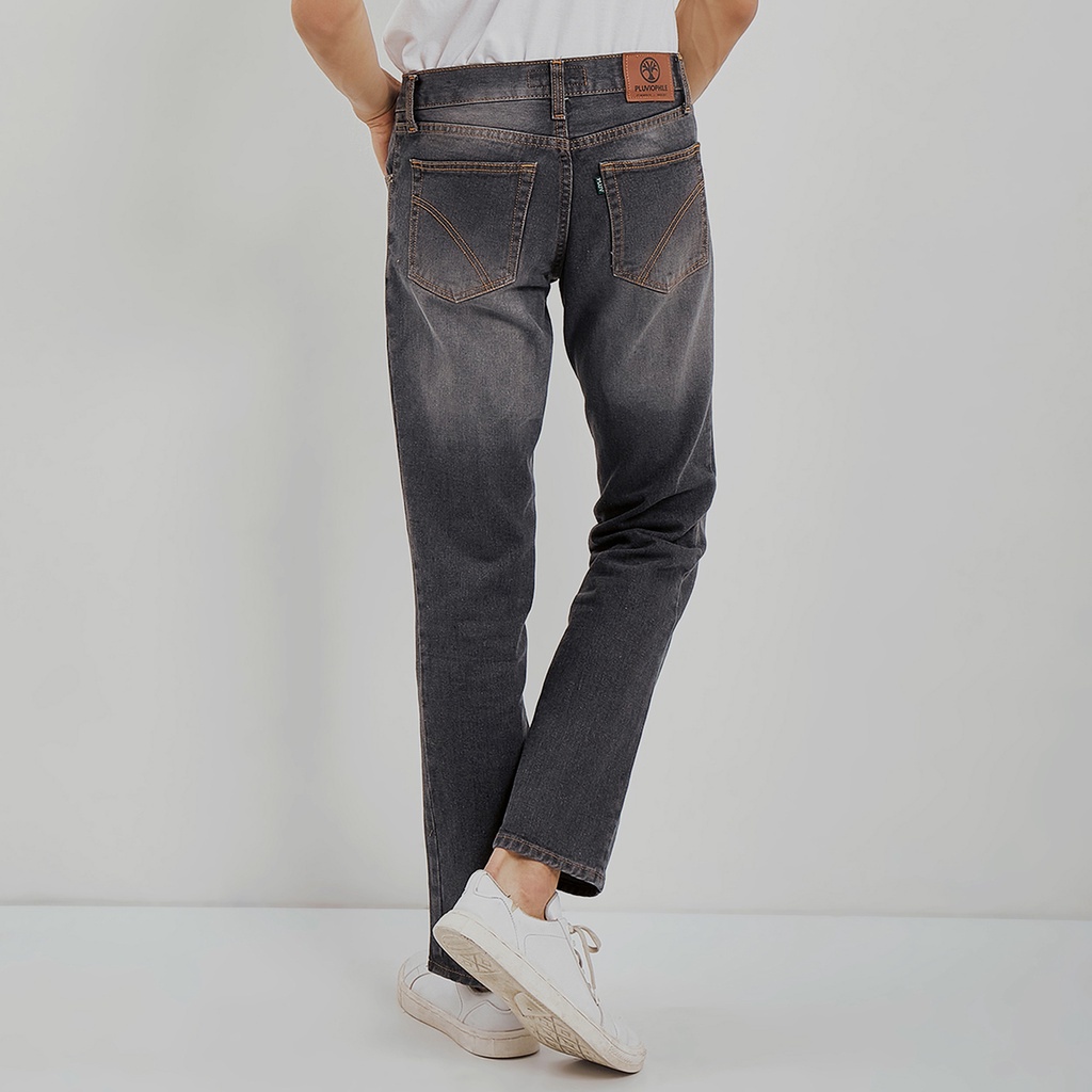 Pluviophile - Wisker Jeans Denim Basic reguler - Charcoal