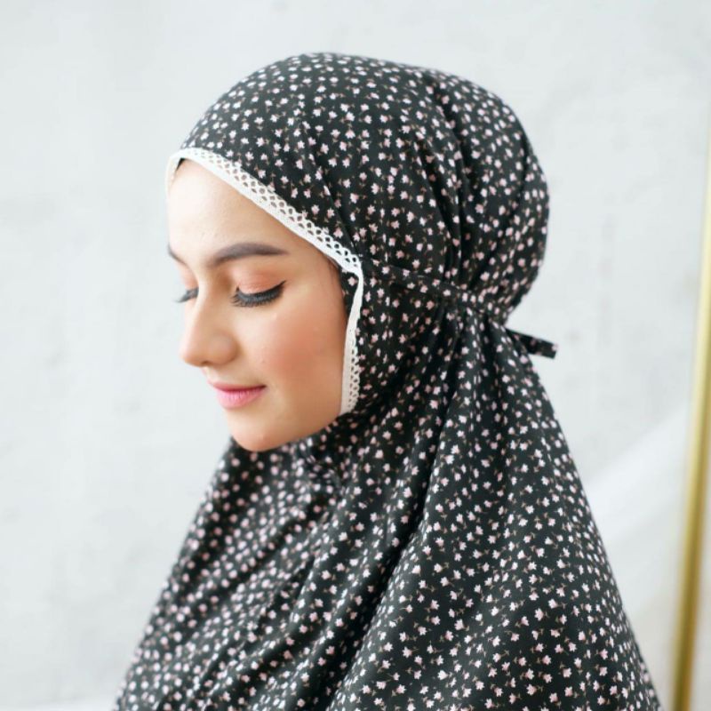 mukena katun jepang ori zlassica ditsy series