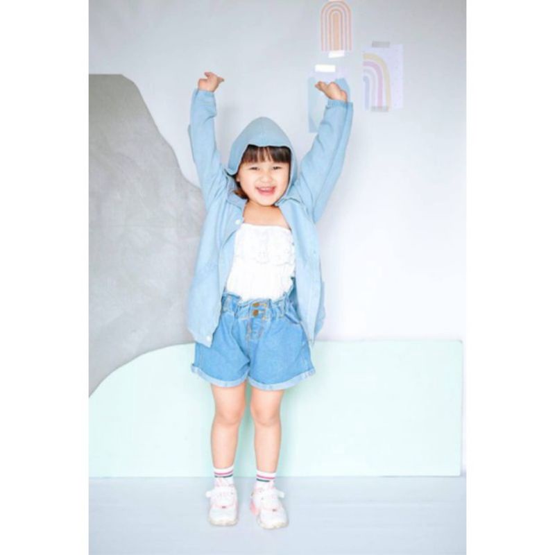 Afsheenastore - Mostkids Hoodie Jaket Anak Jeans Denim