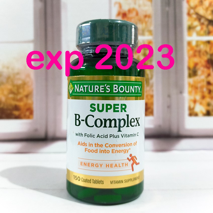 Nature's Nature Natures Bounty Super B Complex Kompleks Vit Vitamin B ...