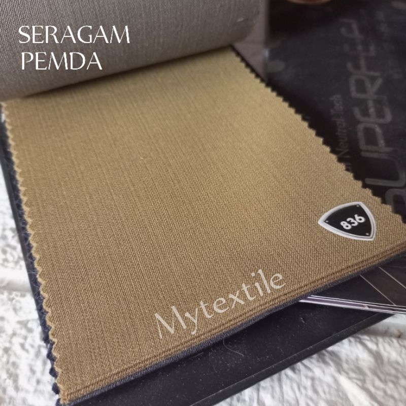 kain seragam pemda superfeel warna no 836