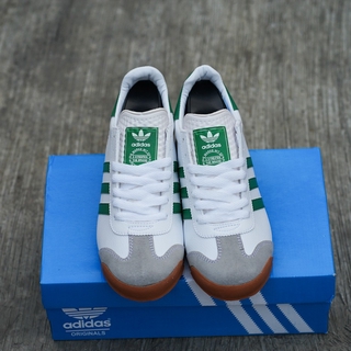  Sepatu  Pria Adidas  Rom  Sneakers Casual Sekolah White Green 