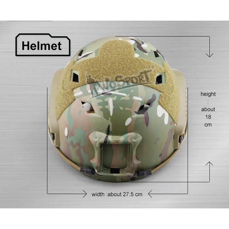 Demeysis Helm Tactical Airsoft Gun Paintball CS SWAT - DEM2001 - Army Green