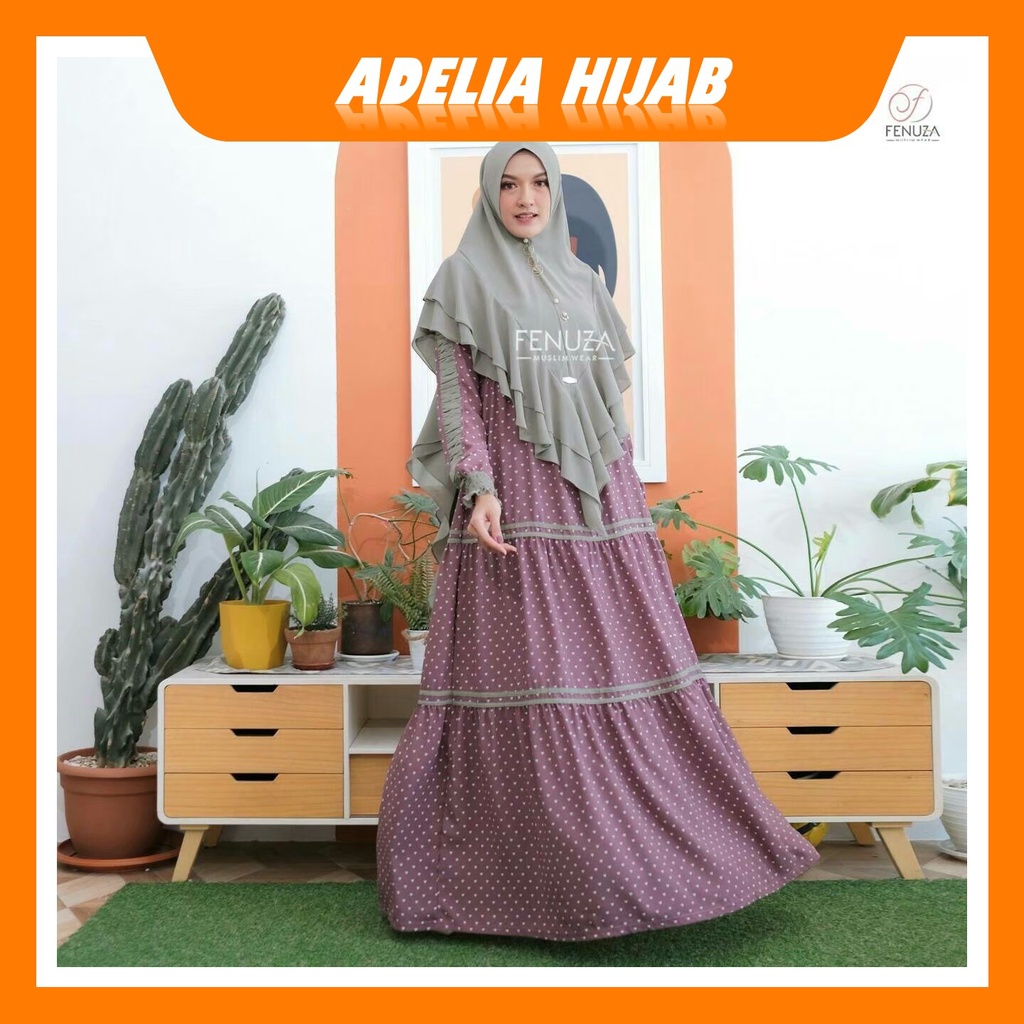 Baju Gamis Wanita Reama Dewasa Muslim Syari Terbaru Miracle Love By Fenuza Muslim Wear Original Prod