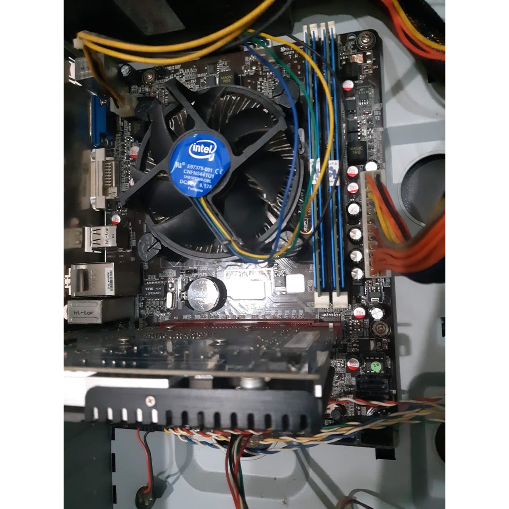 Komputer pentium g630 2 core nvidia ge5000gt ram ddr3 4gb bekas murah
