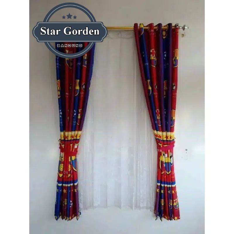 GORDEN JENDELA MOTIF BOLA BARCELONA Best