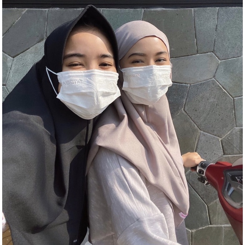 masker kosme patern hijab &amp; non hijab