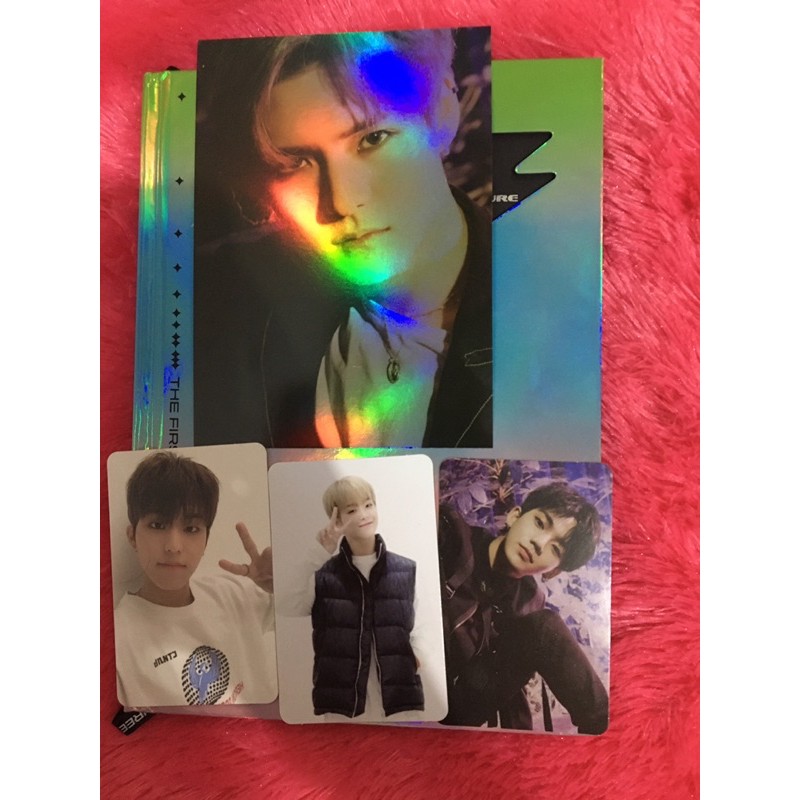 WTS PHOTOCARD OFFICIAL TREASURE THE FIRST STEP CHAPTER 3 BLACK VER HOLO YOSHI PC JIHOON JEONGWOO