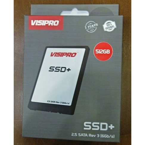 SSD VISIPRO 512GB 2.5&quot; SATA 3 Garansi Resmi 3 Tahun