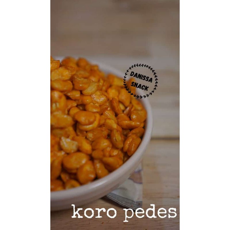 

SNACK KILOAN TERMURAH!!!KORO PEDAS 250 GR FREE BUBBLE WRAP/KARDUS