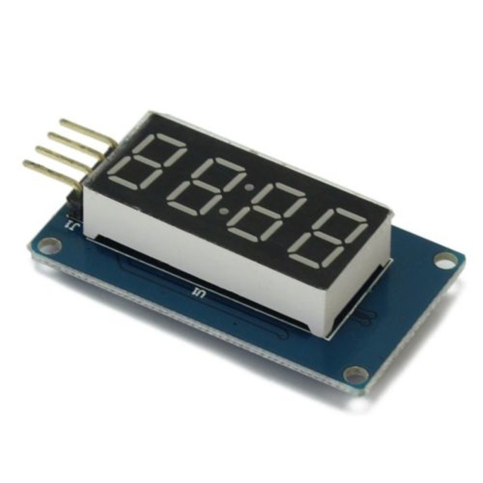 4 Bits 7 Segment TM1637 Red Digital Tube LED Display Module With Clock