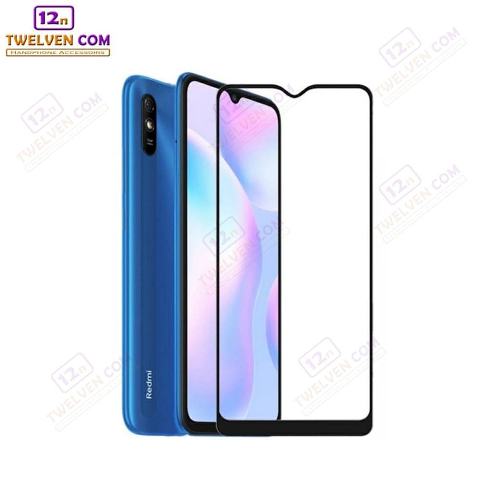 [FLASH SALE] zenBlade 5D Full Cover Tempered Glass Xiaomi Redmi 9A / 9C - Hitam