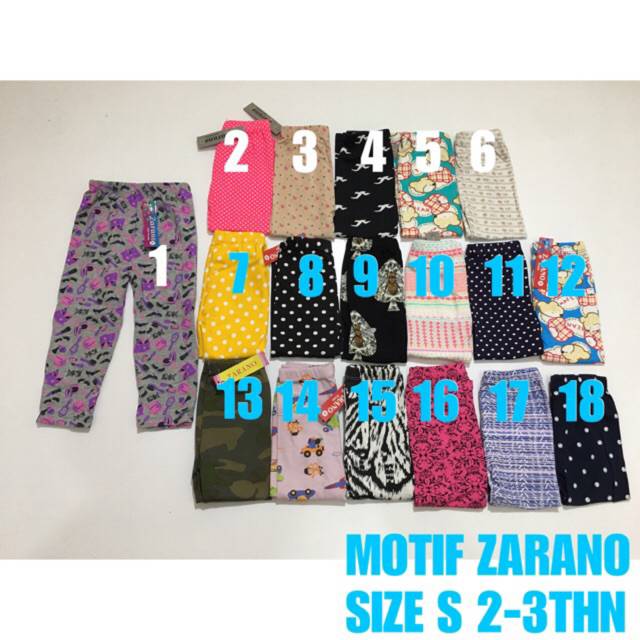 LEGGING ZARANO MOTIF SIZE S