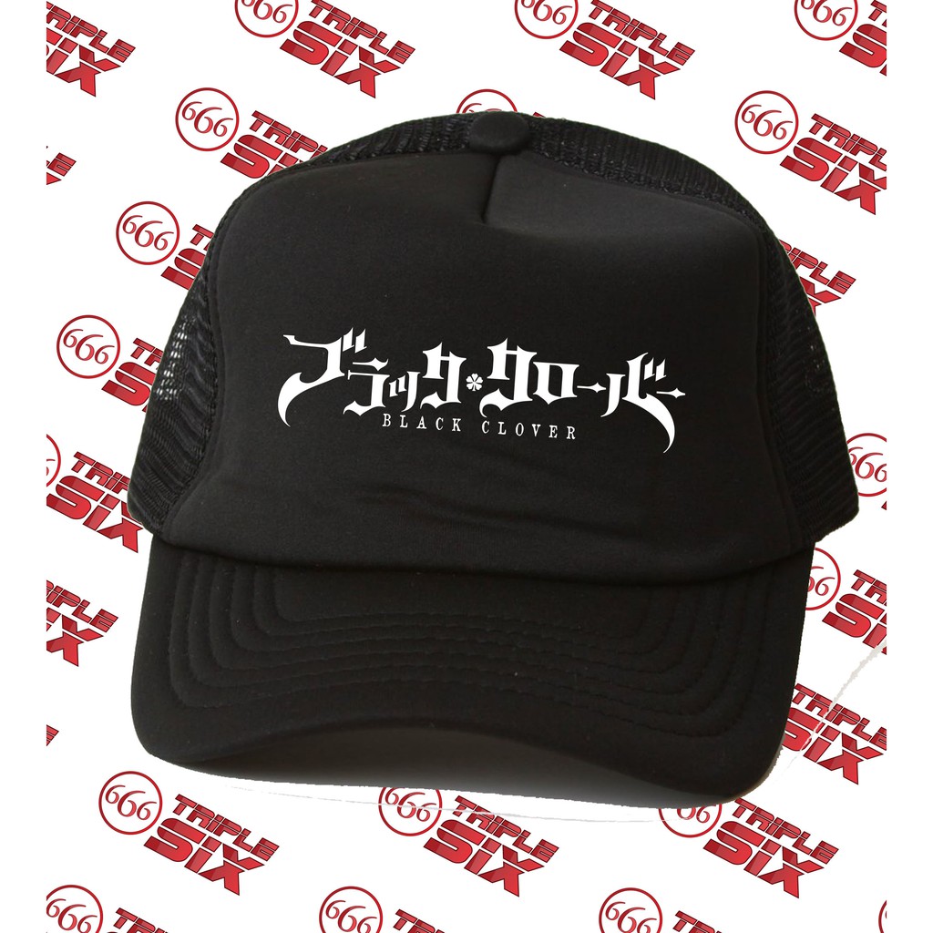 Topi Trucker Anime Black Clover