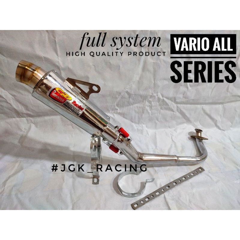 Knalpot racing CLD Monster corong Vario 110 karbu/techno/vario 110 fi/vario 125 old/led/vario 150