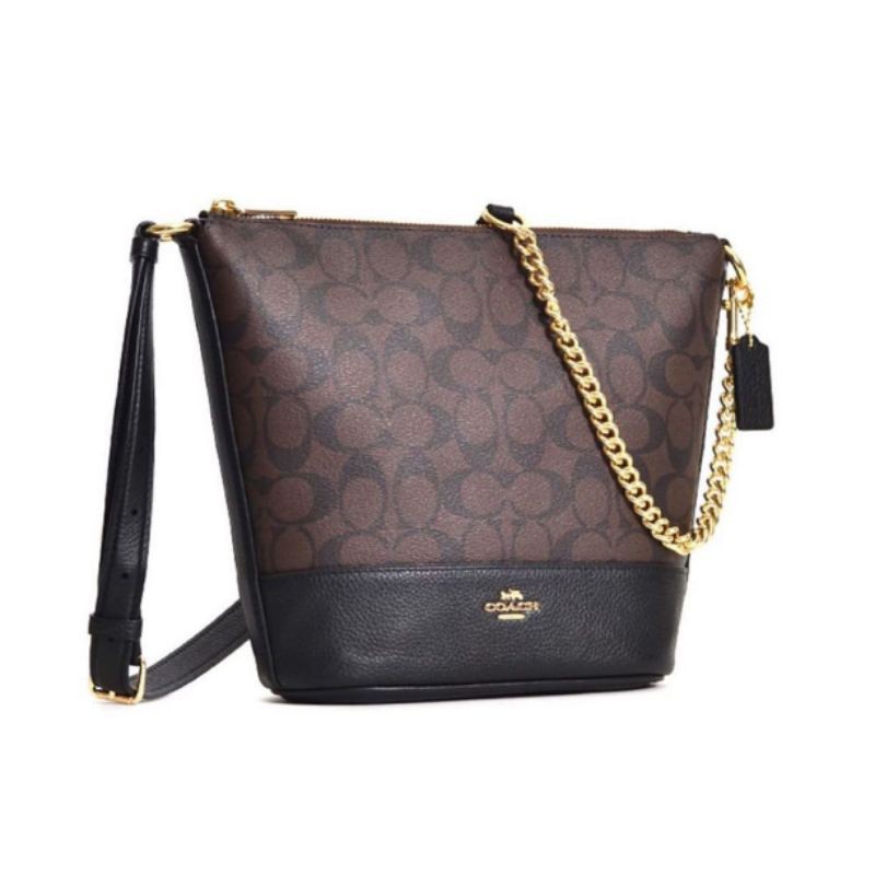 Coach signature paxton duffle brown black