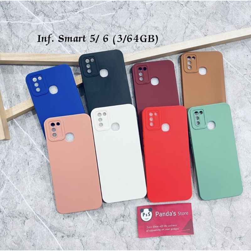 Softcase Pro Camera Infinix Smart 6 2/32GB, Smart 6 3/64GB, Smart 5 Candy Case Full Color 3D Silikon TPU