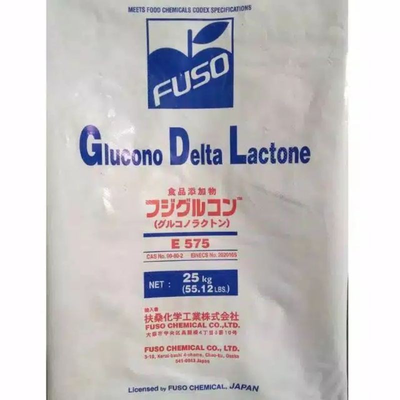 

GDL Fuso Food Grade 50 gr (Repack Glucono Delta Lactone)
