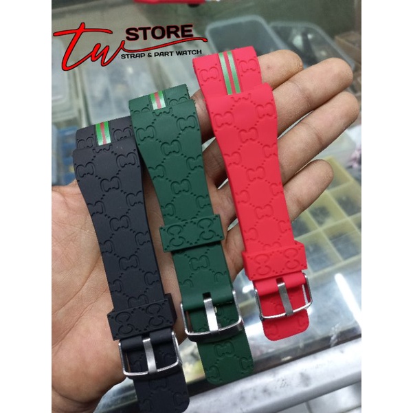 Tali jam tangan GUCCI ANALOG Tali rubber gucci pen/spring bar