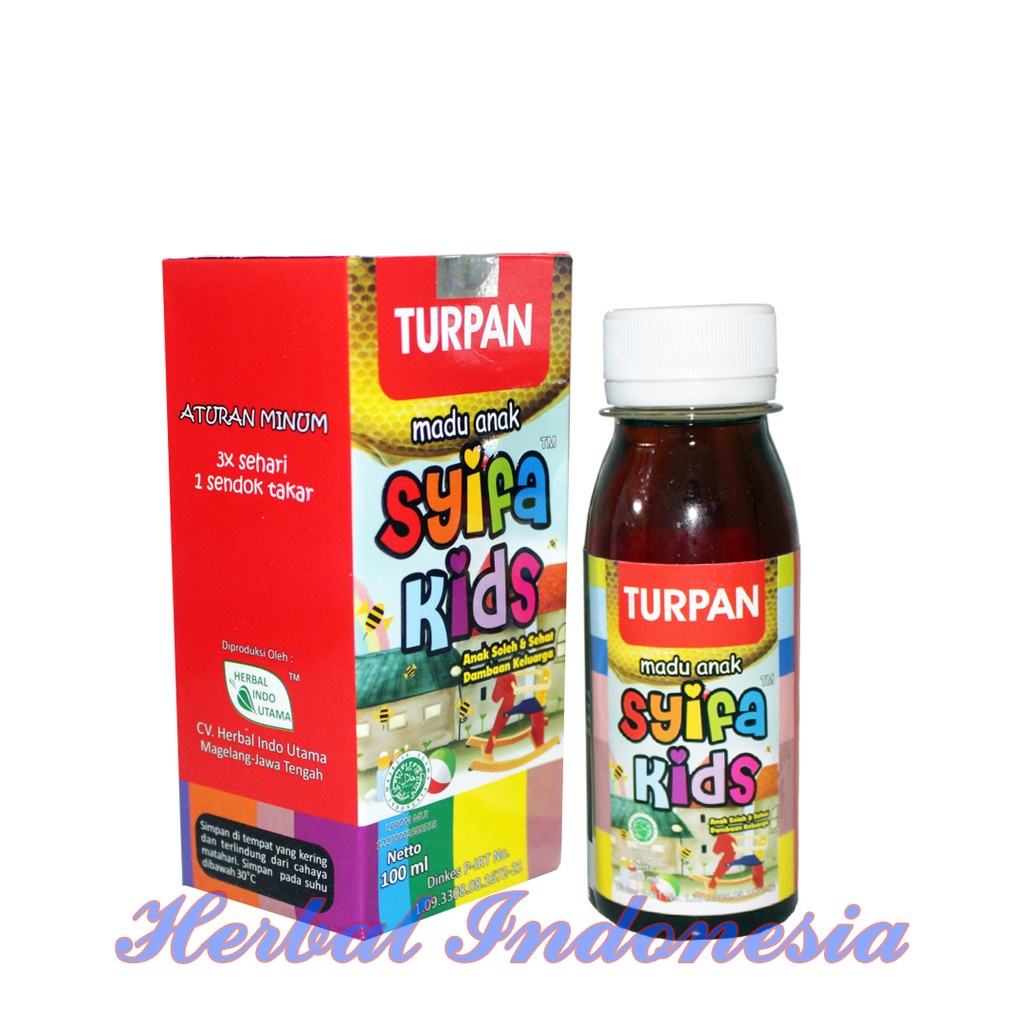 Madu Anak Syifa Kids TURPAN 100 ml - Madu Anak Turun Panas