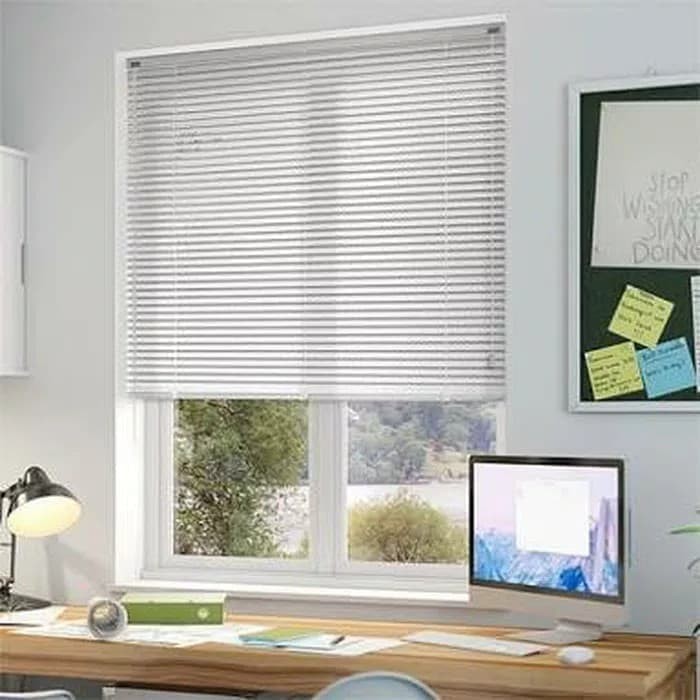 Tirai Plastik PVC Gulung Jendela Blind Roller 40 x 180 cm
