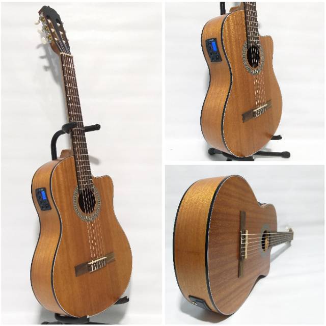 Gitar Klasik Nylon Cutaway Elektrik Cowboy CGC-100NS Original Import