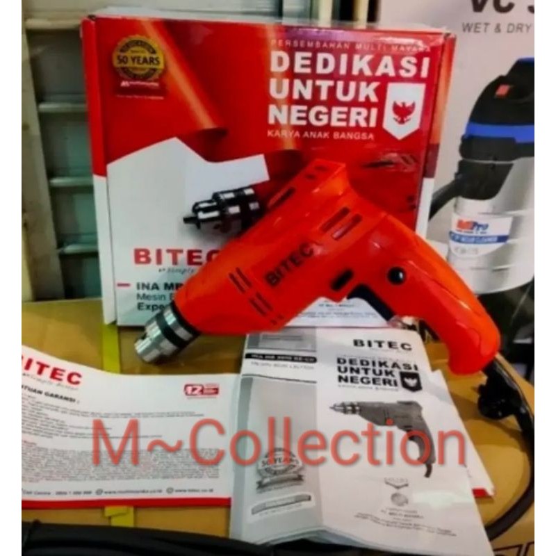 BITEC INA MB 3010 RE CD Mesin Bor 10mm Besi Kayu Baru Bs COD