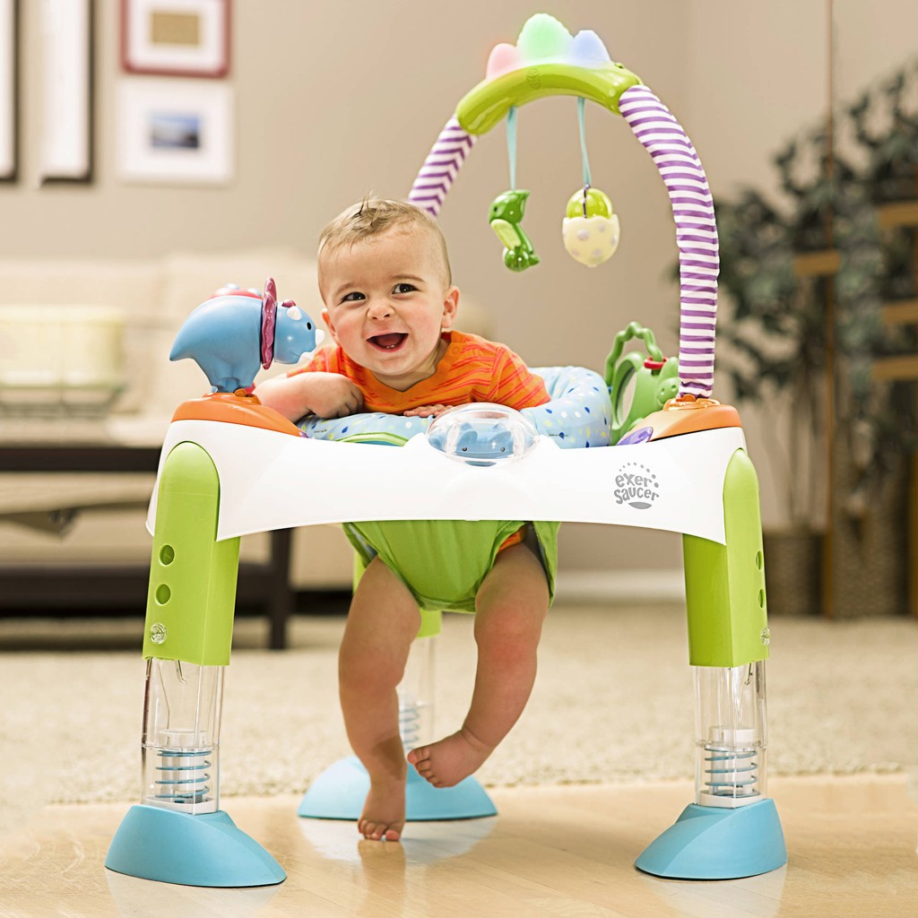 foldable exersaucer