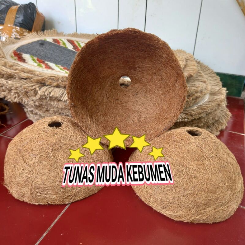 CAP LAMPU AESTHETIC / CAP LAMPU SABUT KELAPA UNTUK DEKORASI CAFFE / CAP LAMPU DEKORASI