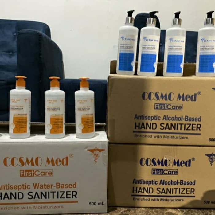 Aseptic Gell Handsanitizer GP Care 500ml+Dispenser Siap Pakai